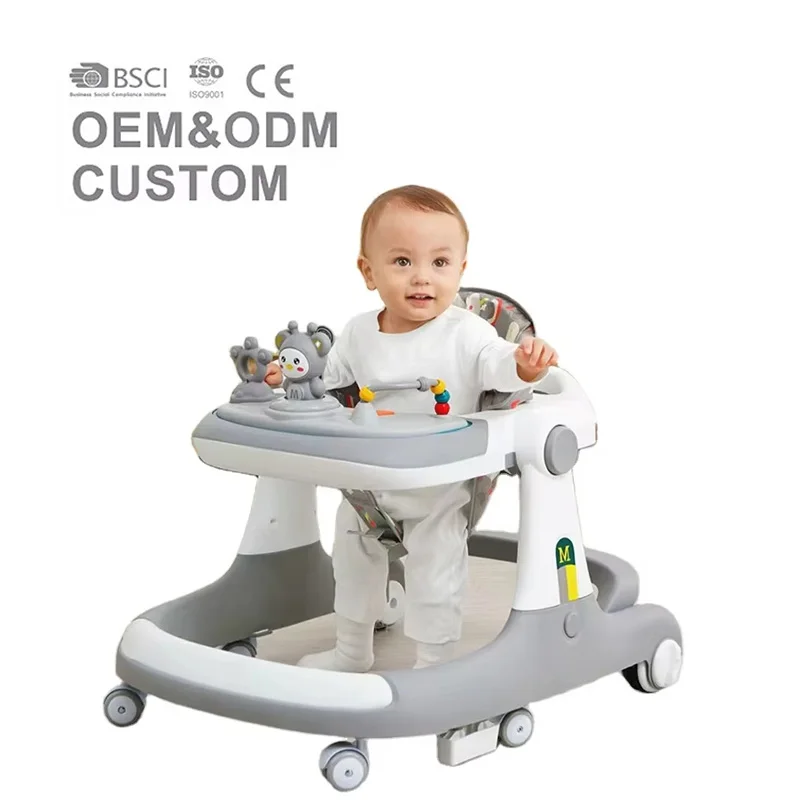 Baby Product Toys Foldable Baby Walker Sit-To-Stand Learning Walker Kids Push Baby Walker 3 In 1 With Wheels And Seat