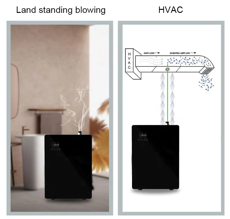 Remote control metal HVAC electrical scent machine essential oil 2022 aroma diffuser