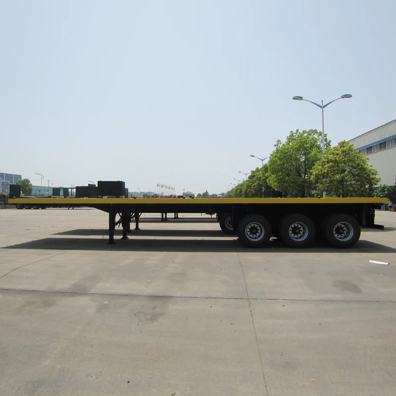 Китайского производства компании тяжелый 12m грузовой прицеп бортовой полуприцеп