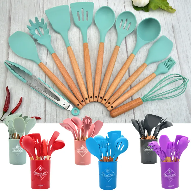 
Kids Silicone Outdoor Reusable Travel Portable Flatware Utensil Set Cutlery 