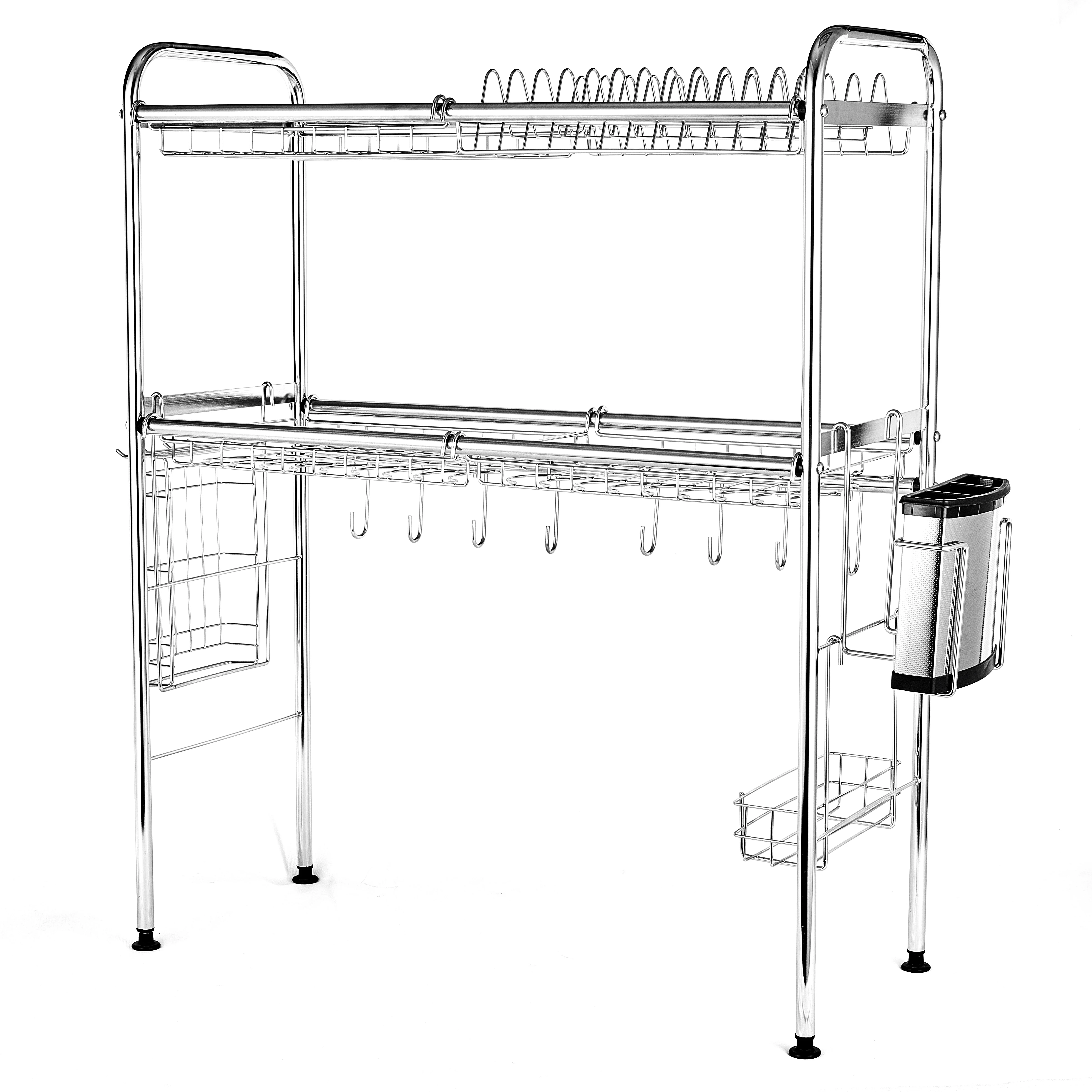 2-tier Kitchen over sink drain rack storage shelf drying rack sink rack