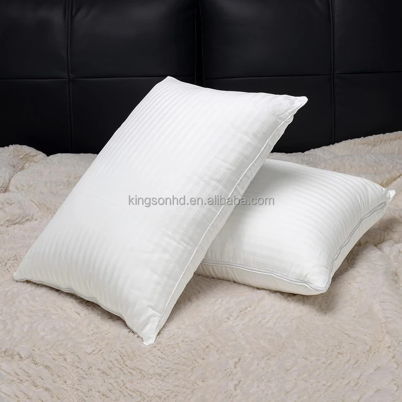 Goose Feathers Down Pillow for Sleeping Soft-Medium-Firm Adjustable Insert Bed Pillow