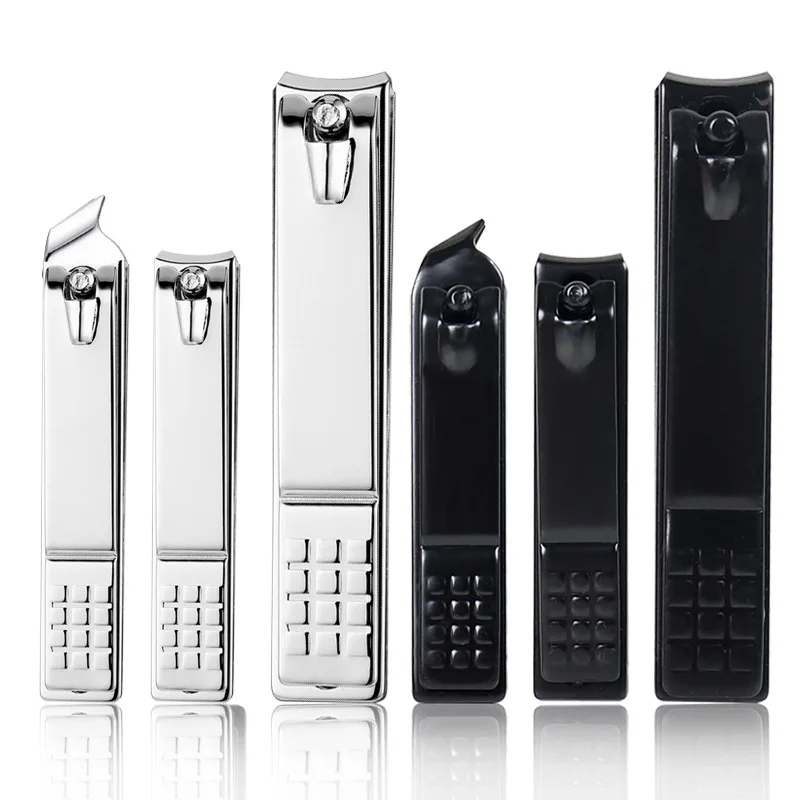 Black Stainless Steel Nail Clippers Refuse To Rust Nail Cutter With Top Quality Custom Logo Or Private Label Tool Nail Cutter