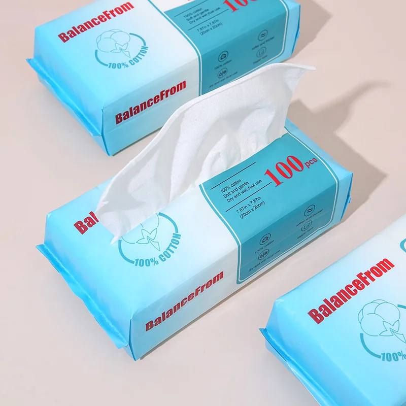 Cross Lapping 80% Viscose 20% Polyester Spunlace Nonwoven Cross Mesh Spunlace Nonwoven Fabric for Hygiene Facial Mask