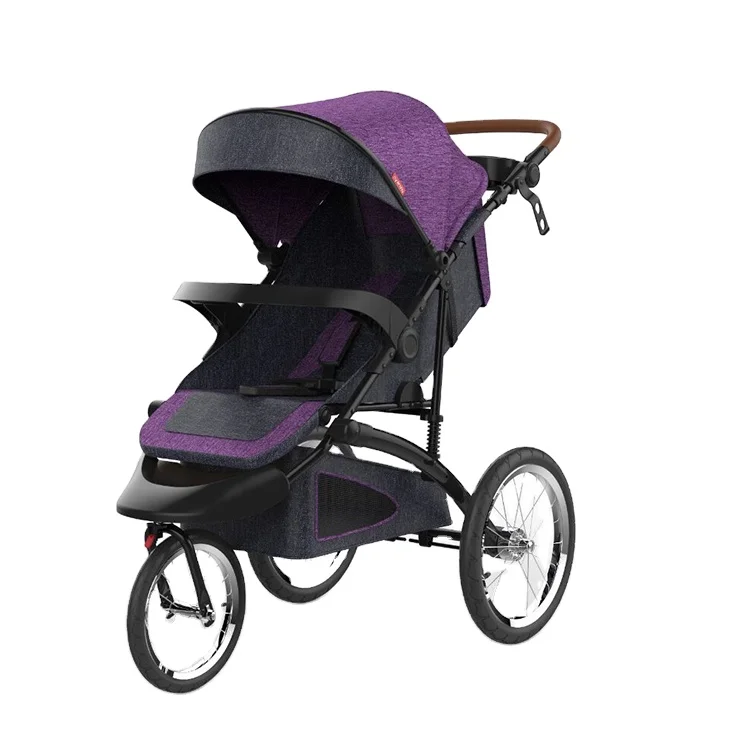 Big Air Wheels Baby Jogger Stroller / 360 Degree Wheels Baby Carriage 3 in 1 / Junior Baby Stroller with Carriage