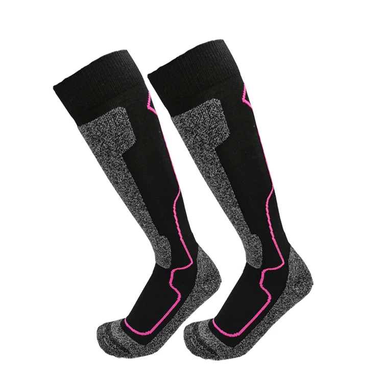 OEM Custom Men Women Unisex Merino Wool Snow Boarding Skiing Ski Socks