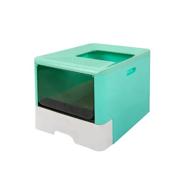 2021  Cat Litter Box Foldable Drawer Type Fully Enclosed Cat Litter Box