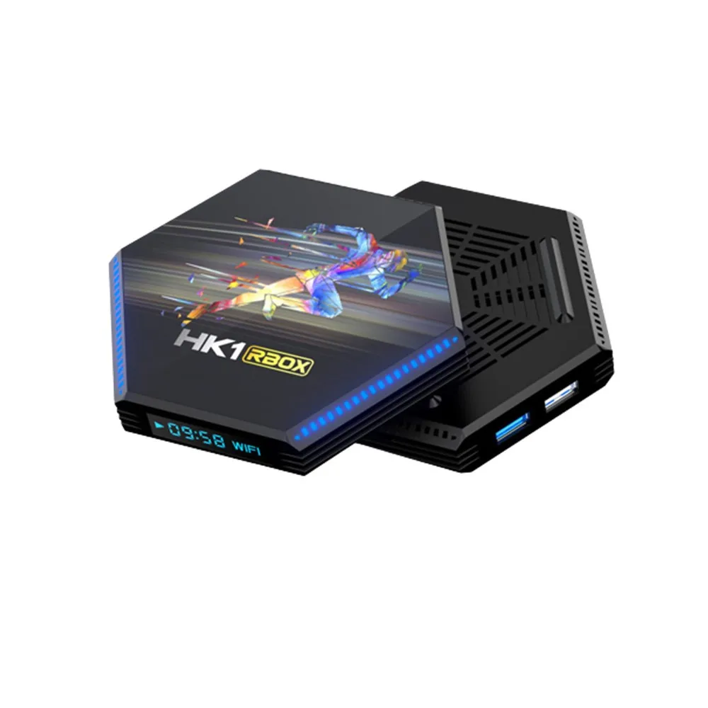HK1 RBOX R2 Android 11 Smart TV BOX RK3566 Cortex-A55 Dual Wifi 2.4G/5.8GHz 4GB RAM 32GB 64GB Support IPTV M3U