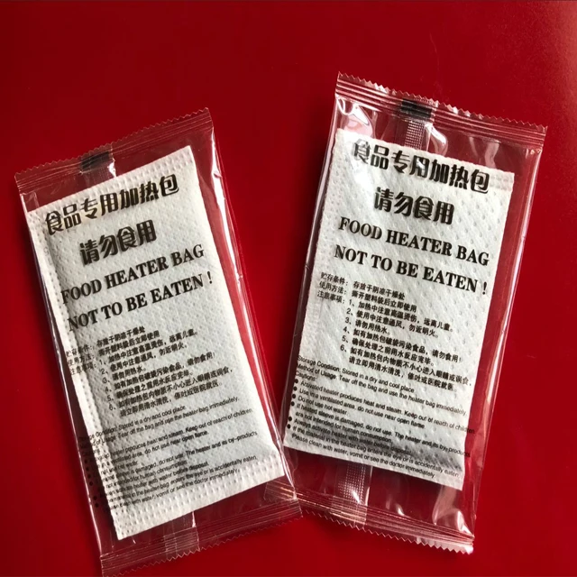 Cookware food heater bag Self heating food packaging for camping