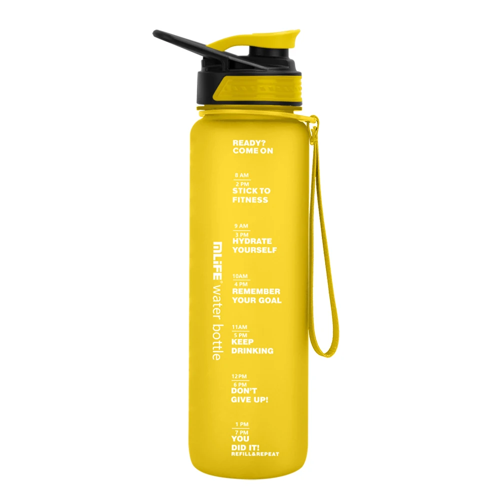 1000ml school water bottle big capacity bpa free kids plastic water bottle with straw