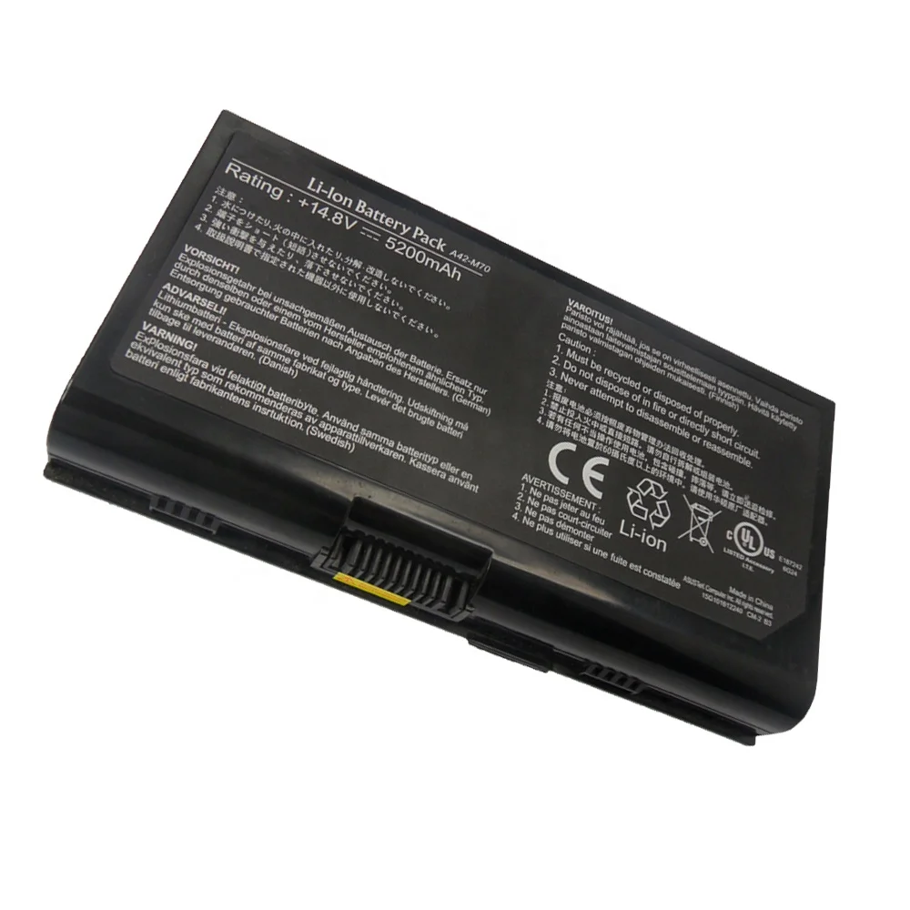 Replacement laptop battery for Asus A42-M70 G71 G72 N70 X71