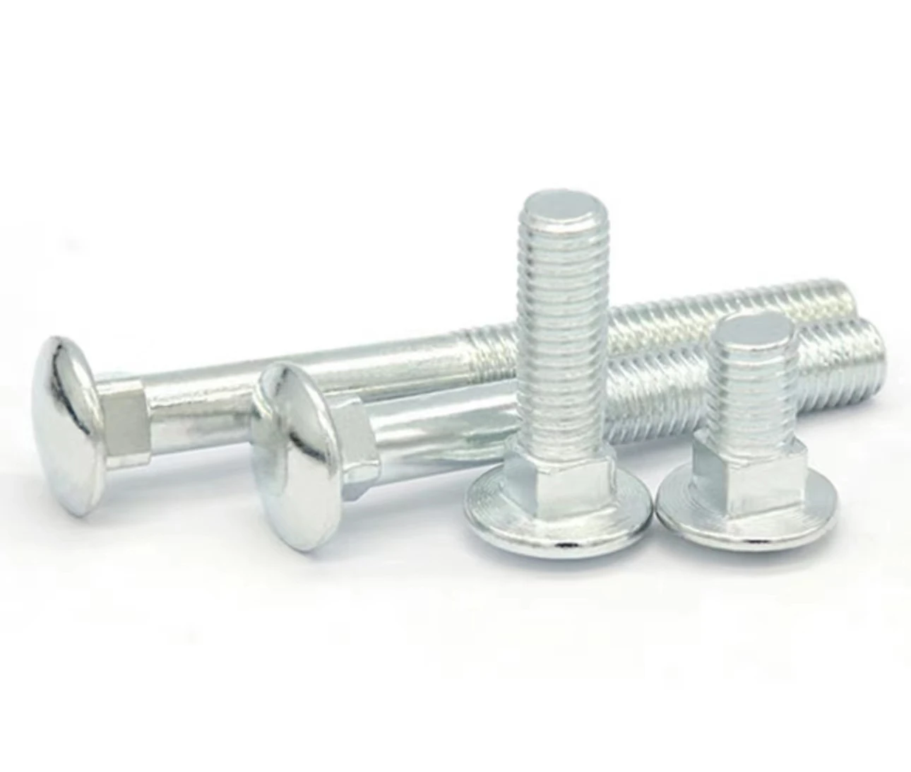 1/4 5/16 3/8 stainless steel 304 British carriage screws ANSI/ASME B18.5 American square neck carriage
