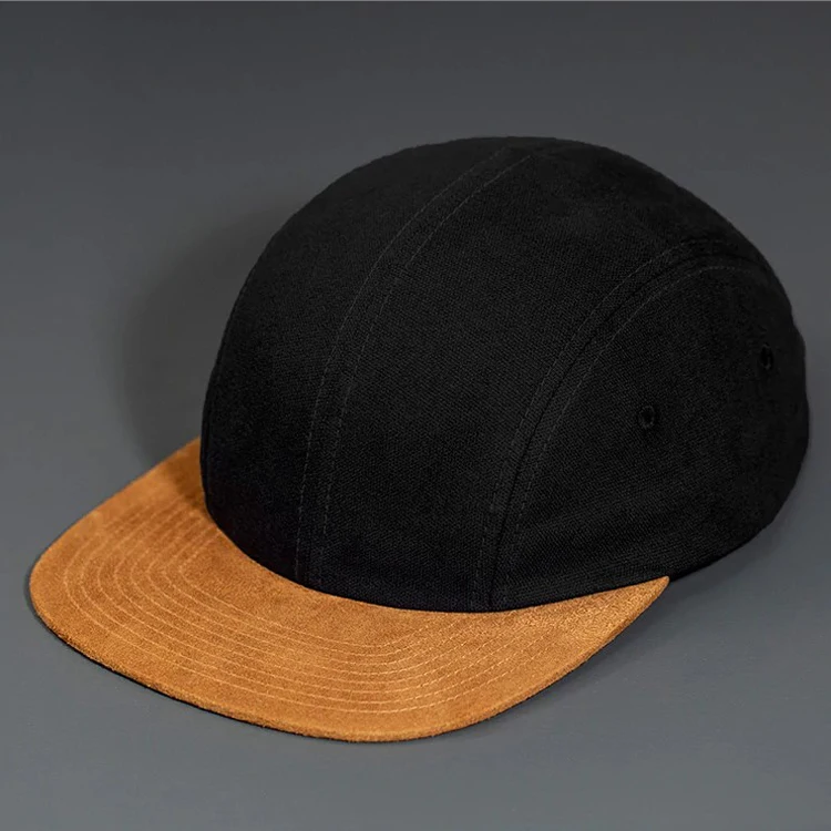 Cheap Custom Waterproof Dad Nylon Caps Camp Flat Brim 4 or 5 Panel Custom Nylon Hats