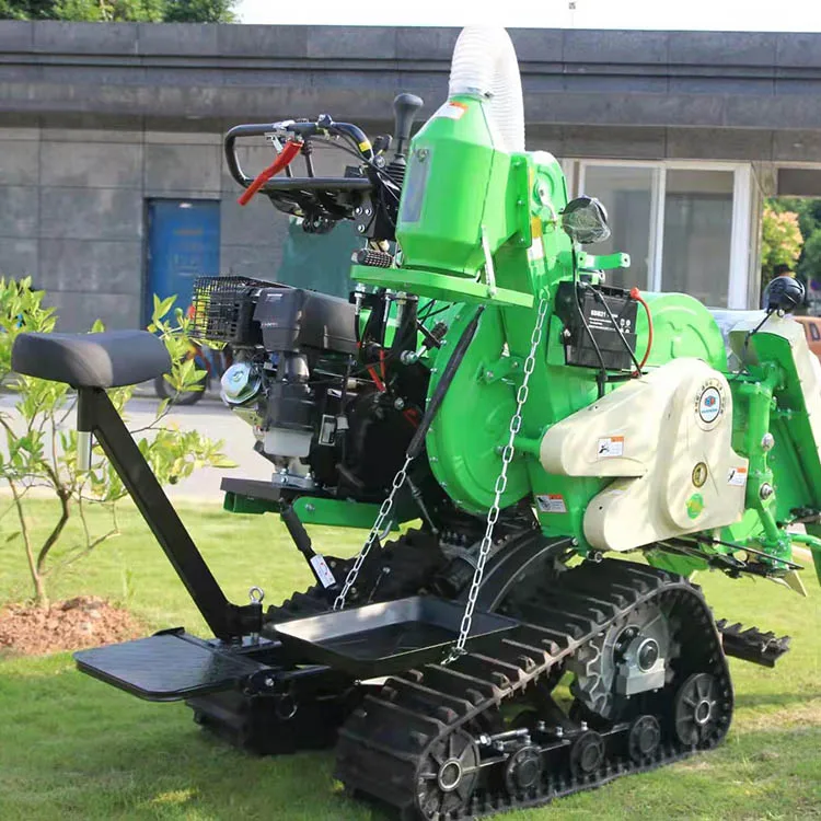 Factory Price Paddy Mini Hand Made Push Small Rice Combine Harvester Machine For Grain
