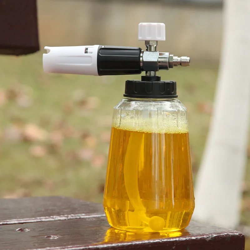 Заводская оптовая продажа, Снежная прозрачная пушка, никелевая пластина, прозрачная пенная насадка