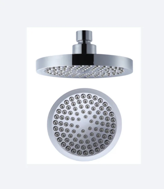 Full chrome-plated 8 inch high pressure rain shower head bath overhead shower
