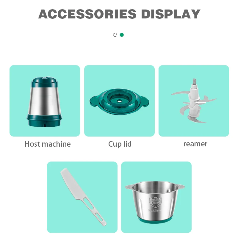 hot sale 2L 3L 5L factory price stainless steel fufu yam pounding machine big meat grinder electric yam pounder meat chopper