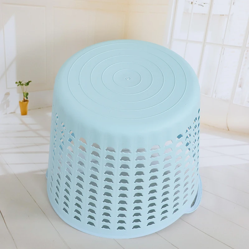 Хит продаж цветная корзина для грязной одежды из полипропилена на заказ пластиковая хранения с ручкой