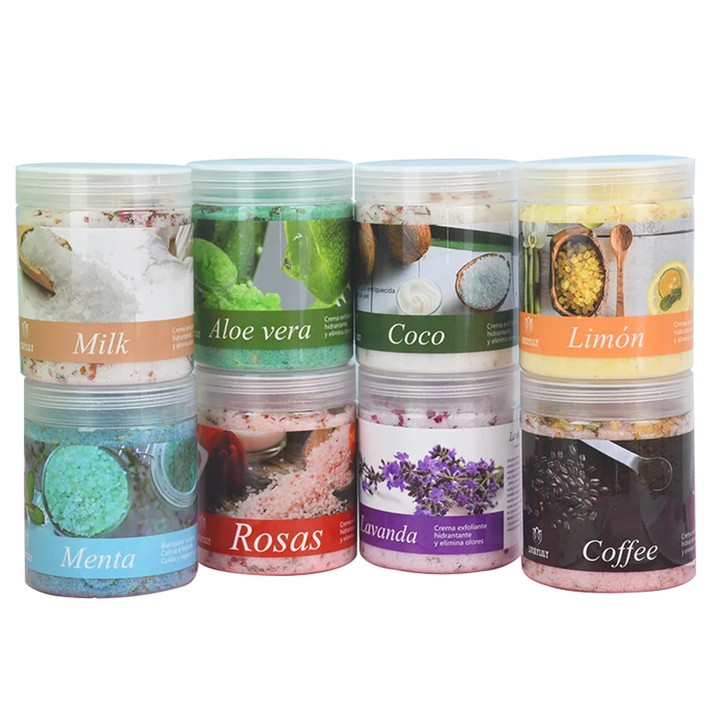 OEM Фирменная соль для ванны с сушеными лепестками роз, отшелушивающий натуральный экстракт, очищающая отбеливающая соль для ванны для веганов