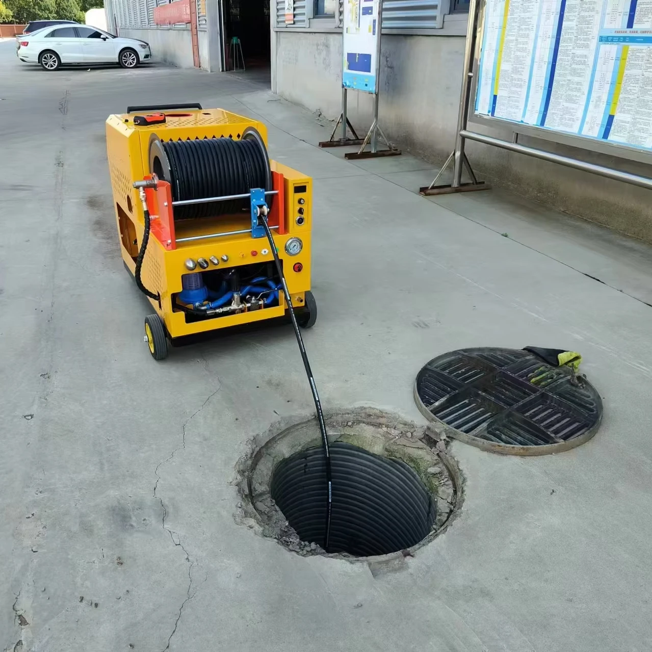 Производитель оптовая продажа машина для очистки водоструйных канализационных труб высокого давления