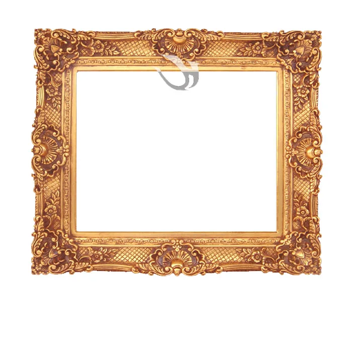 Vintage Large Size Oil Painting Frame European Style Rectangle Wedding Photo Frame