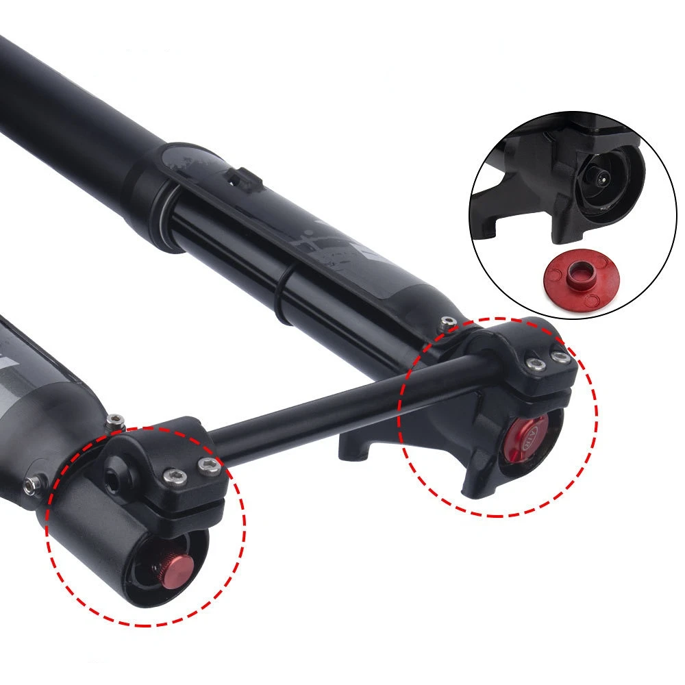 Mountain Bike Reverse Fork Damping Adjustment Shock Absorber Gas Fork Dh Downhill Front Fork Barrel Shaft 150 * 15mm