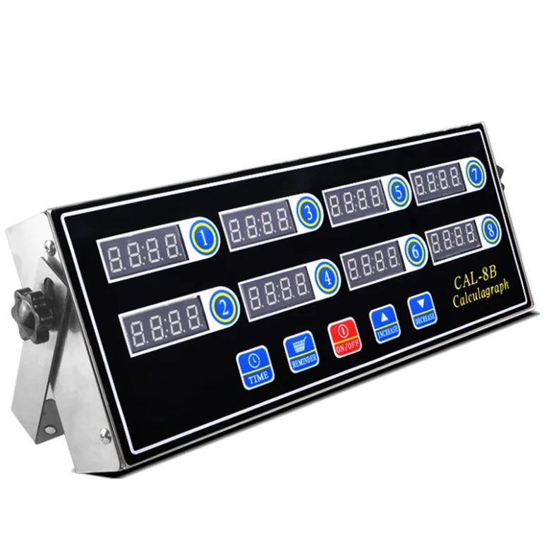 
Fully automatic kitchen 8-stage timer and timer reminder for frying and shaking basket 