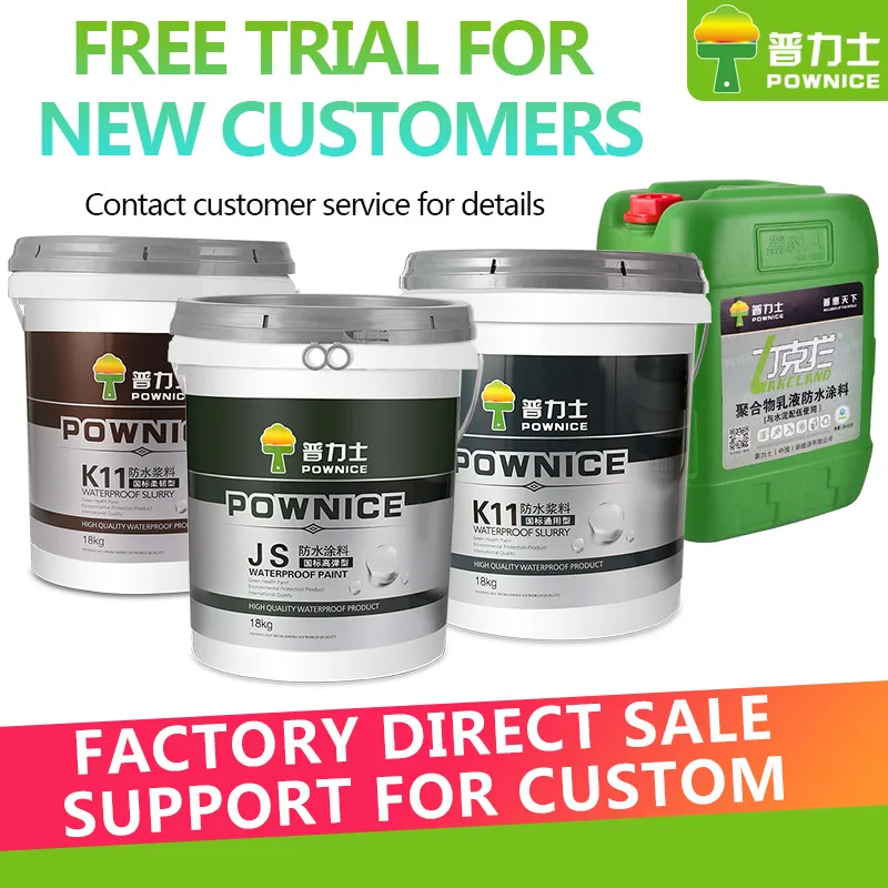 
Elastic Waterproof Coating JS Compound High Polymer Cement waterproofing flexible waterproofing materials for toilet 