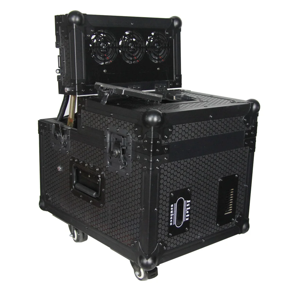 650w oil besed haze machine dual hazer machine fog smoke machine DMX512 with Flight case for bars light show ktv music festivals