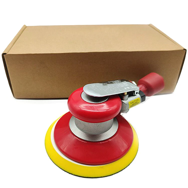 
TY71136B Low Vibration 6 In. Random Orbit Air Sander H&L with 17 holes Built-in air regulator to adjust the speed of the tool 