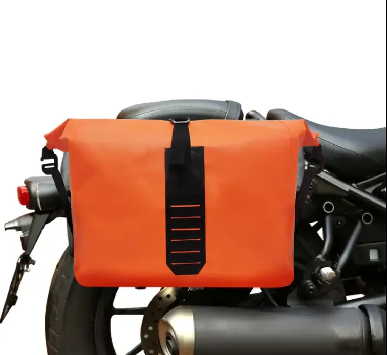 Fashion Style Customized Motorcycle Bag Waterproof Dry Bag PVC Motorcycle Side Bag