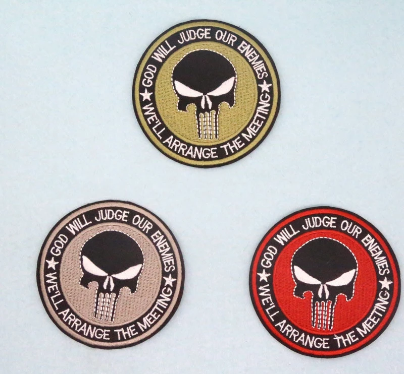 New Morale Badge 3D Embroidery Hook & Loop Hook & Loop Military Name Tactical Patch Magic Sticker Armband Stickers On Clothes