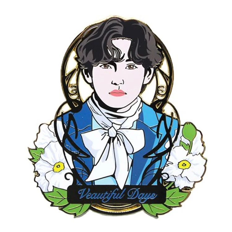 Very Welcome Ins Popular New Arrival Custom Bulk Kpop Idol Hard Enamel Lapel Pin