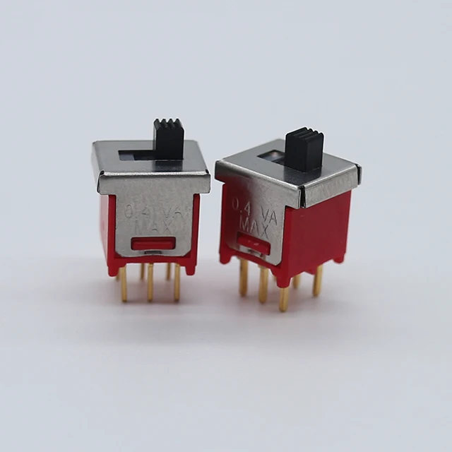 Индивидуальные 6 pin ползунковый Переключатель суб-миниатюрный ползунковый переключатель 30000 циклов ползунковый переключатель