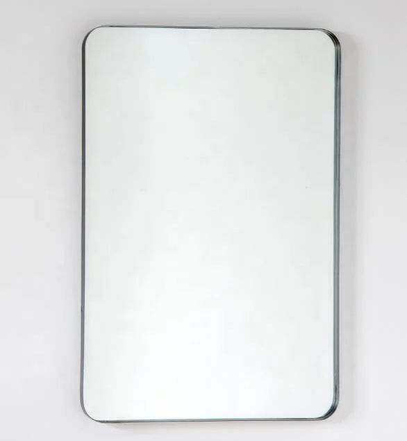 New Arrival Powder Coated Aluminum Metal Frame Decorative Rectangle wall hanging mirror