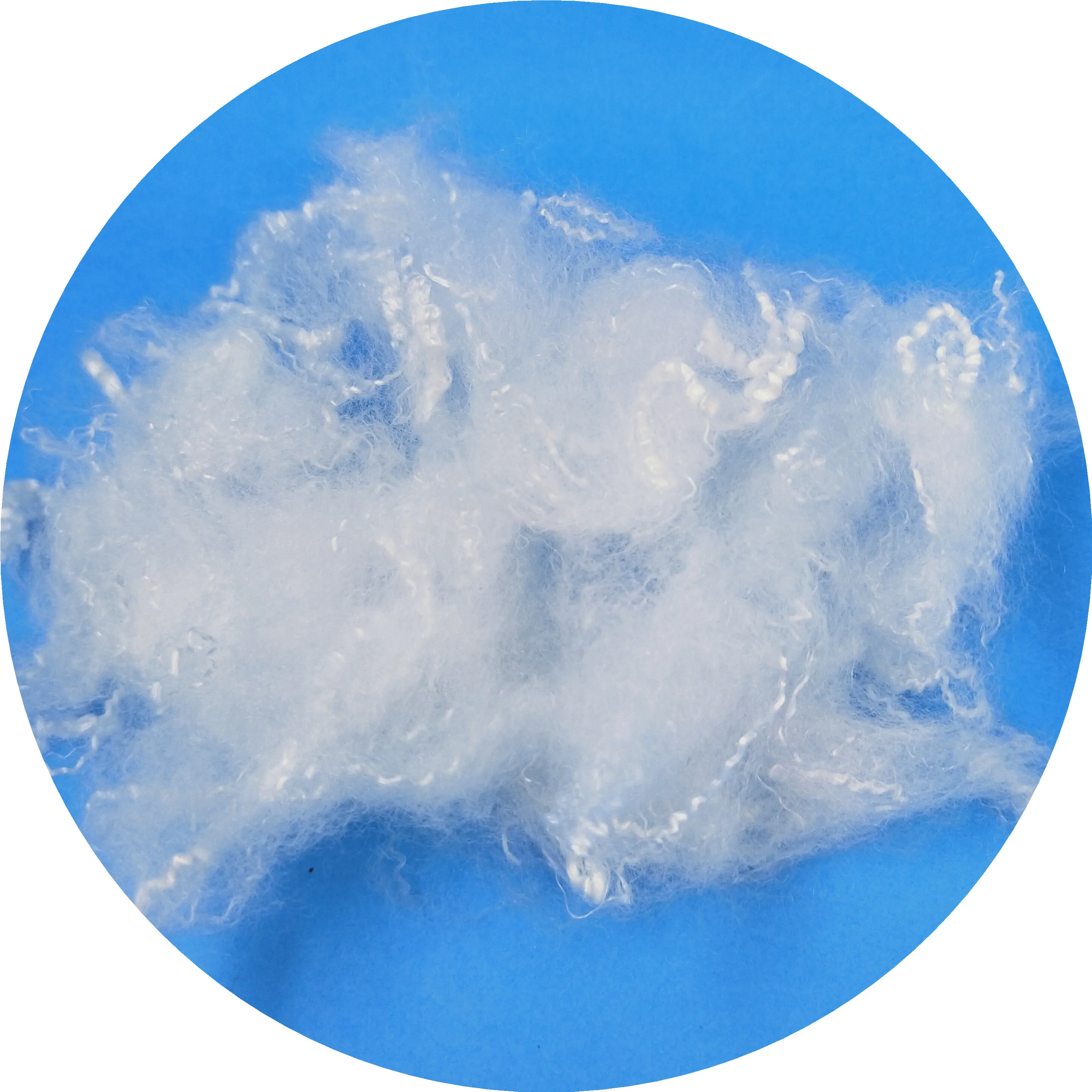 microfiber pet bottles recycle polyester staple fiber making for padding