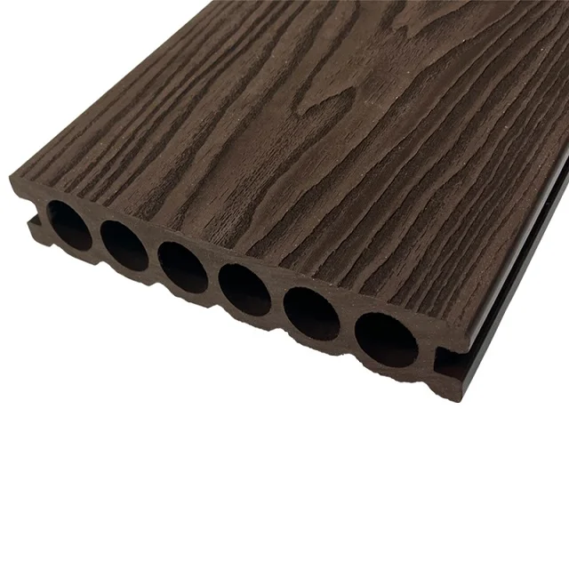 WPC Decking with 3d Embossed texture Plastic Composite Floors