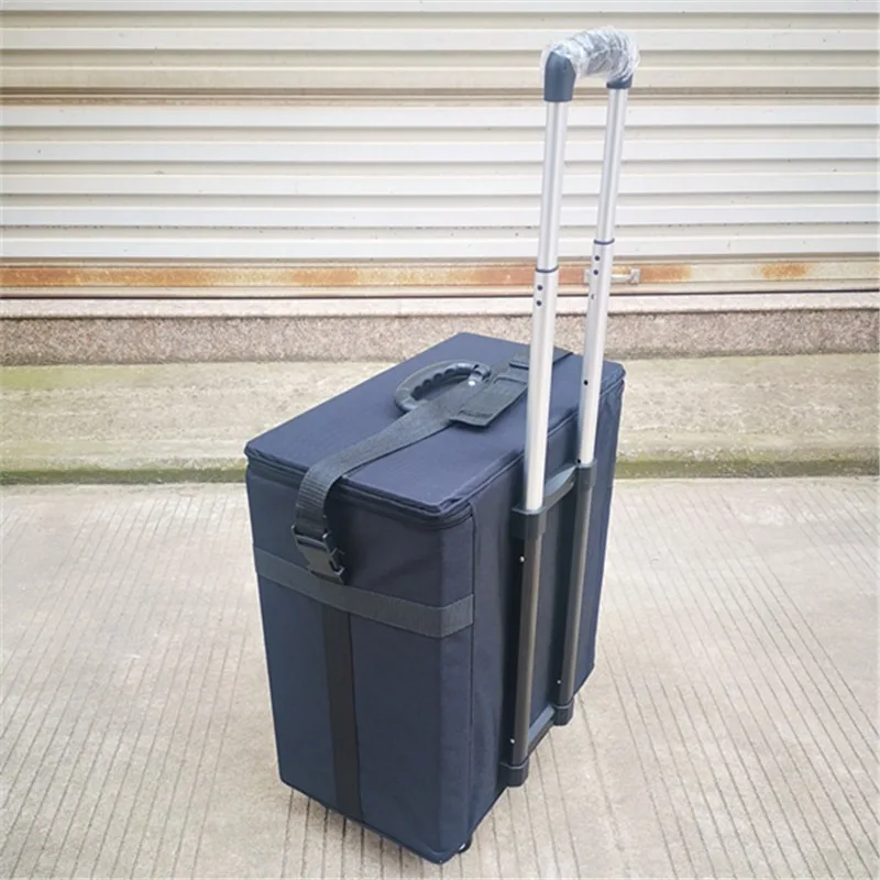 Teenyoun 2024 Ready Stock 180Pcs Oxford Cloth Trolley Case Portable Packaging Eyeglasses Display Cases Optical Frame Suitcas