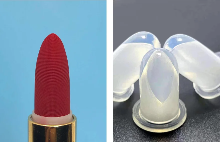 custom logo Makeup Dia12.1mm Silicon Plastic Mould Silicone Lipstick Mold