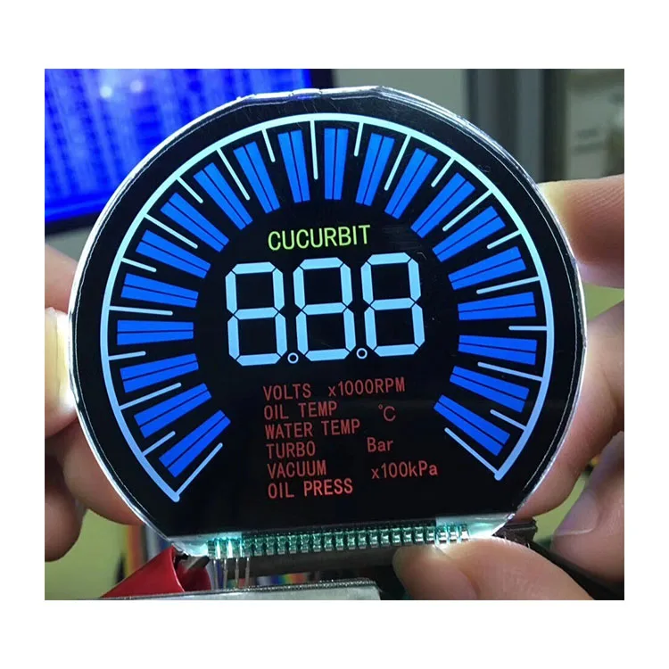 Lowest price monochrome  custom color-segment-lcd-display VA Transmissive nagative lcd display for  motorcycle electronic bike