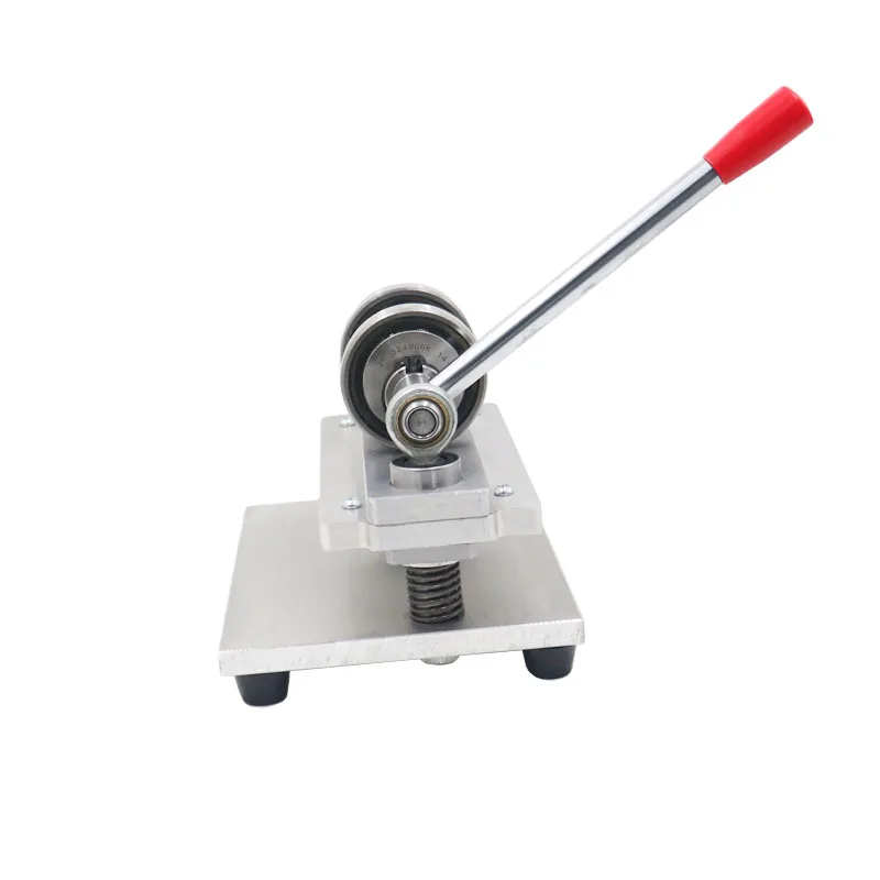 Leather Press Manual Die Cutting Machine Hand Press Cutter Tool Feeding Width15cm for Leather Work DIY Stamping Cutter Pattern