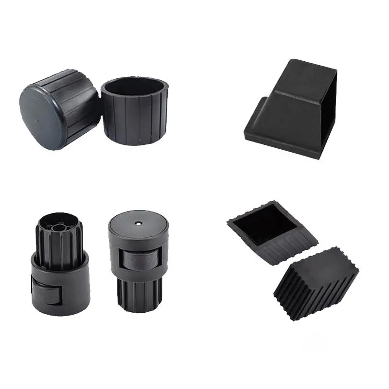 Fitness Equipment Accessories Plastic Round Pipe Sleeve Foot Pad Pipe Protective Sleeve Bushing