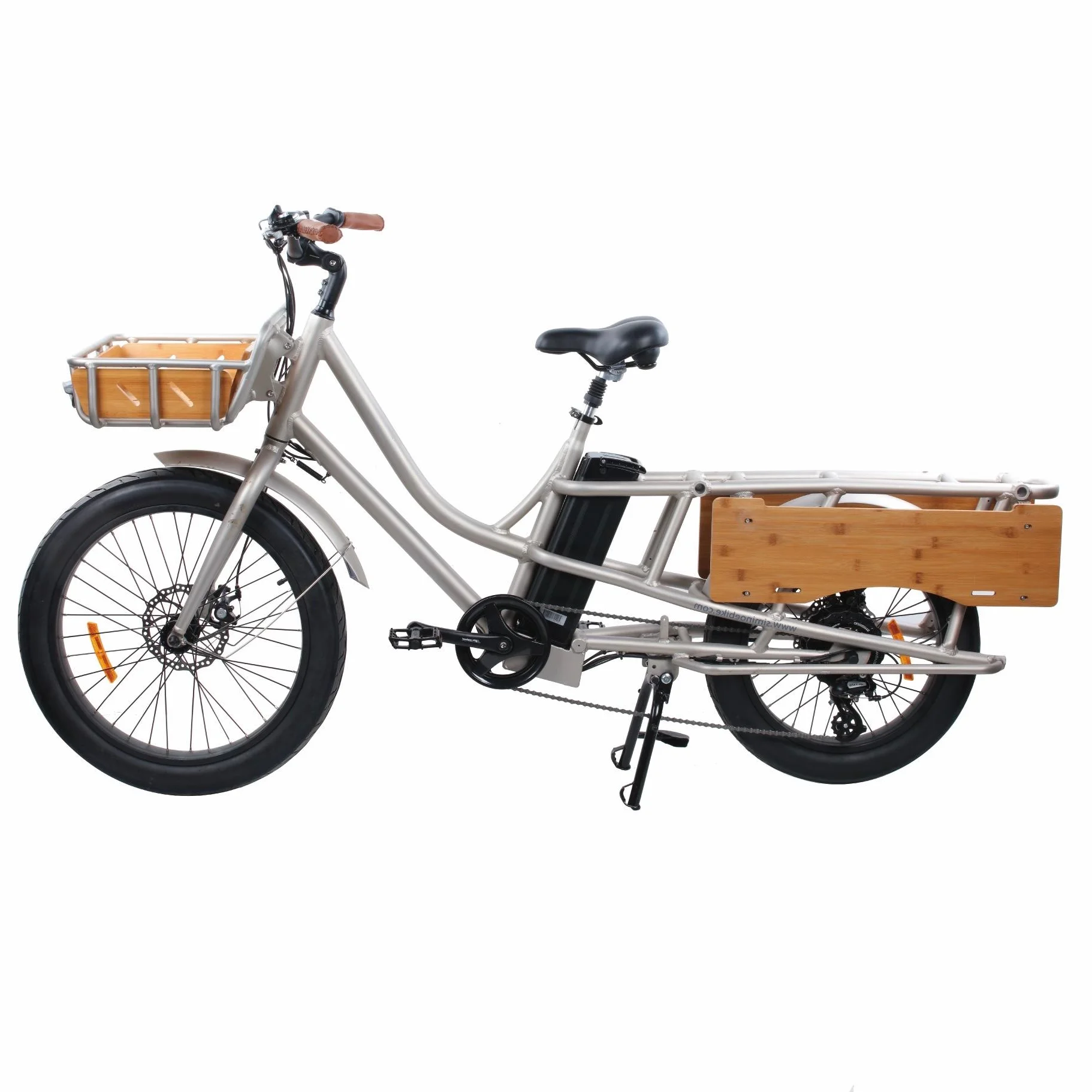 Electric bike cargo bike 24inch fat tyre folding rear rack for cargo carry