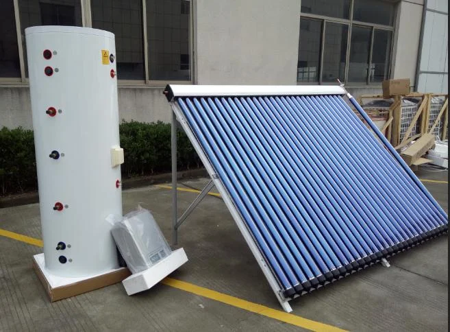 Solar Geyser Tubes Collector Water Heater With Pressure Pump Thermal Water Heaters