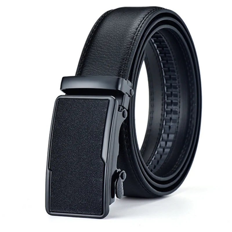 Top brand leather cow belts men automatic buckle high quality luxury fashion male belts new designer