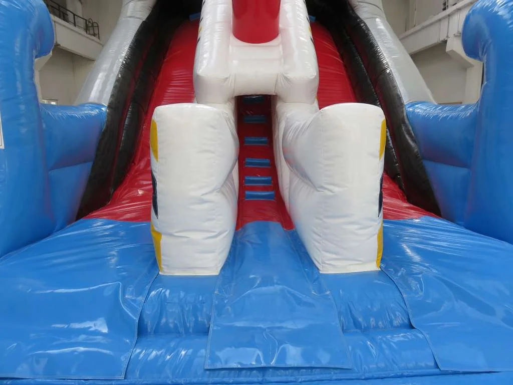 Super Big Bouncy Slides Double Lane Inflatable Titanic Slide With Custom Logo