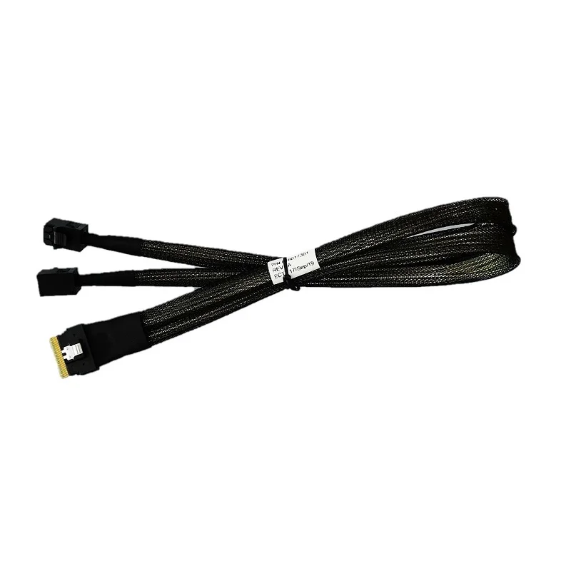 SFF-8654 SlimSAS 74pin cable slim sas 8i 74pin cable sff8654 to sff8643 Straight Cable 0.5m for computer
