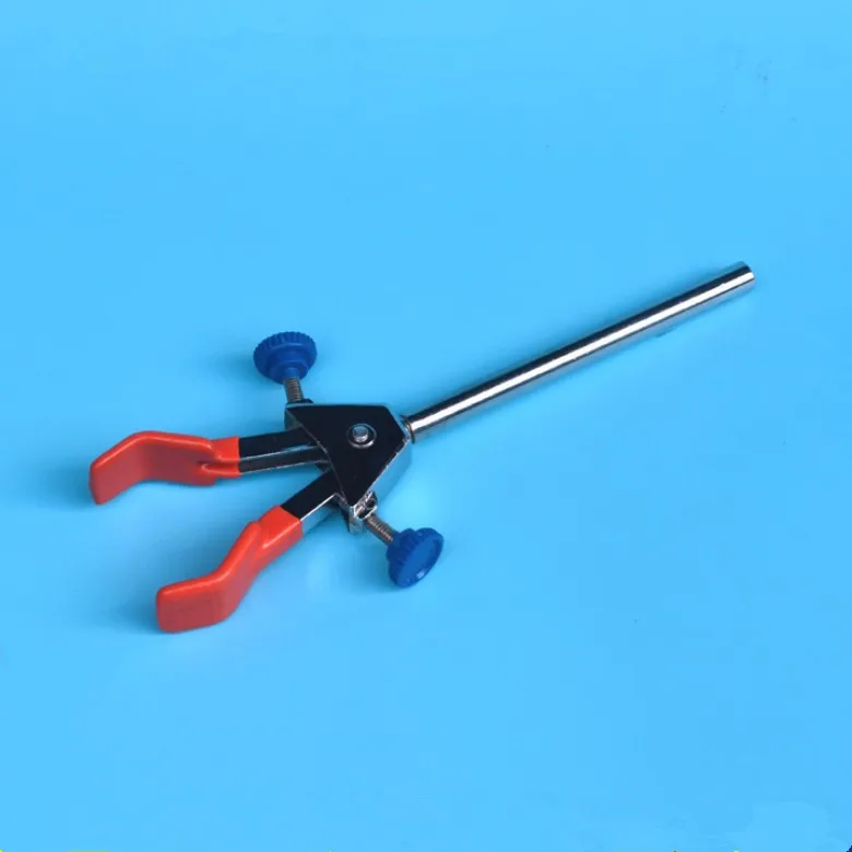 HAIJU LAB Two Prong Double Adjust Extension Laboratory Clamp
