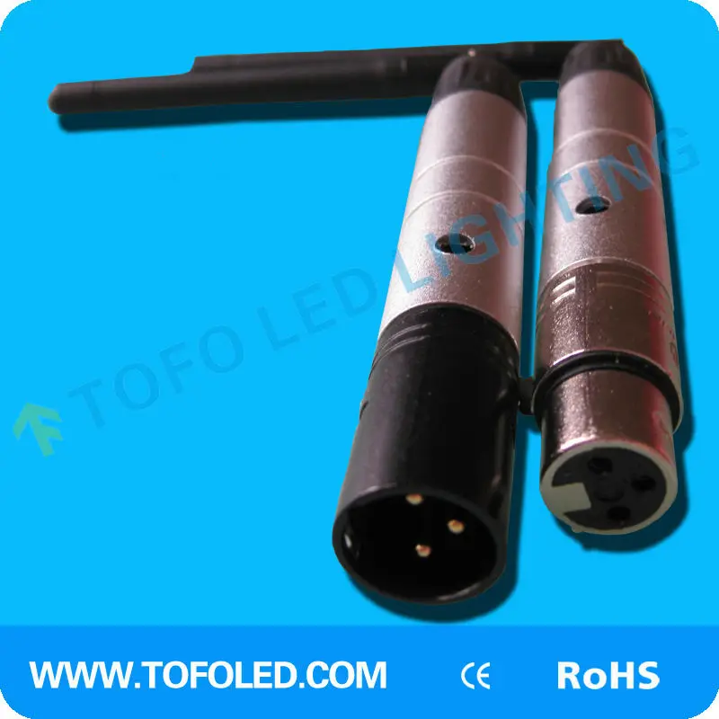 2 4g беспроводной 3 булавки XLR dmx512 передатчик и приемник dj