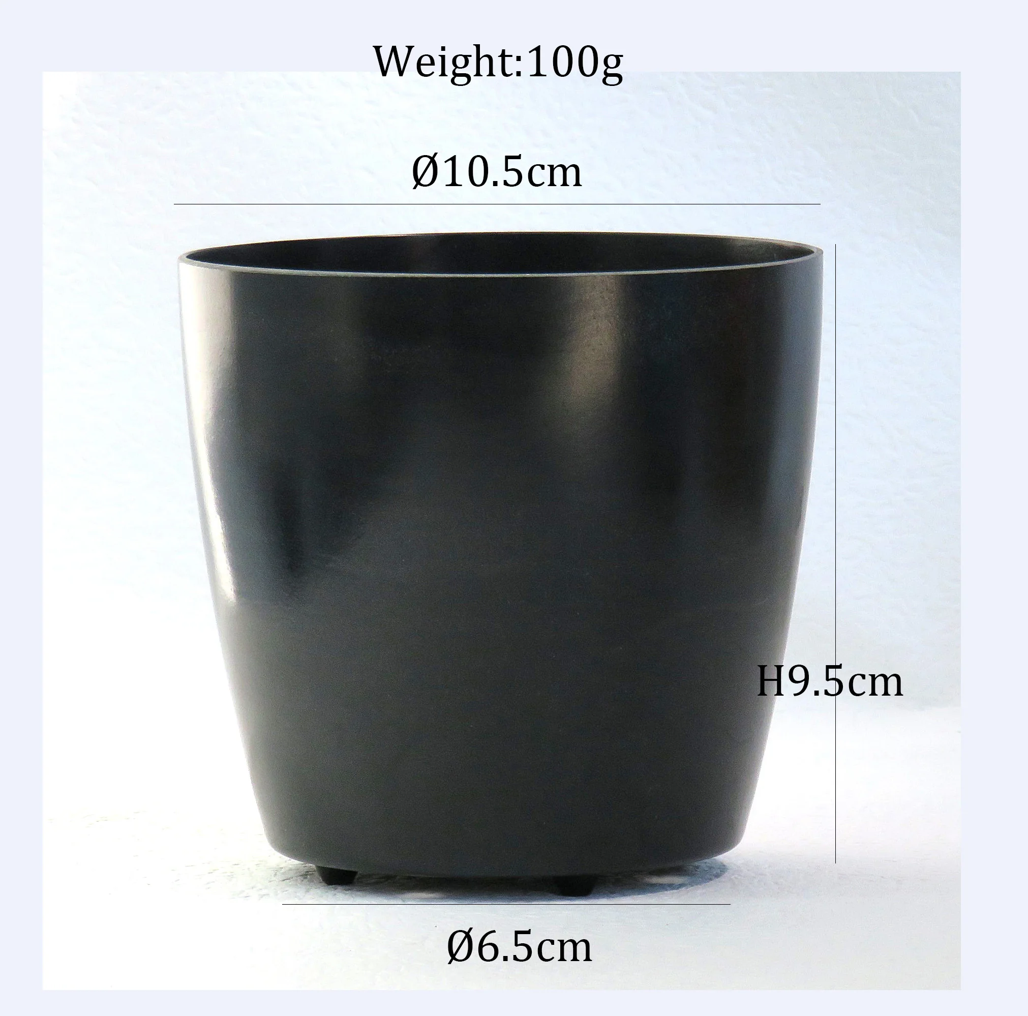Plant fiber degradable garden flowerpot 10cm succulent pot breathable seedling seed sowing